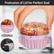 thumbnail image 4 of Vasitos para hornear EUSOAR 50 uds 125 ml rosa con tapas, 4 of 7