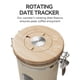 thumbnail image 3 of Bote De Café Con Ventana Tarro De Azúcar De 650 Ml Inoxidable, 3 of 6