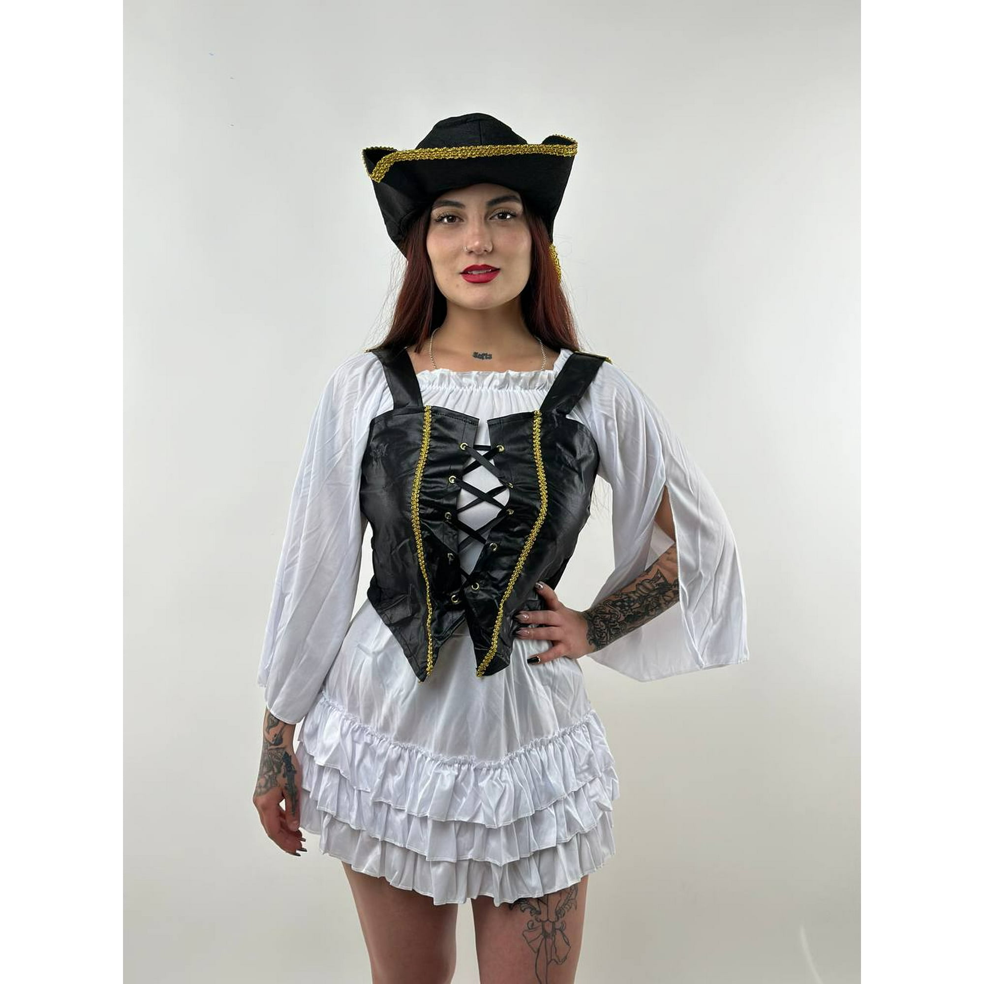 Red Sale - Disfraz Cosplay Elizabeth Swann Piratas Del Caribe