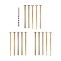 Magideal - Clavos De Cobre, Clavos Para Pizarra, Fáciles De Usar, Accesorios De Metal Resistentes, Herrajes, Clavos Para Eliminar Tocones De Árboles, Clavos Para 16 Piezas