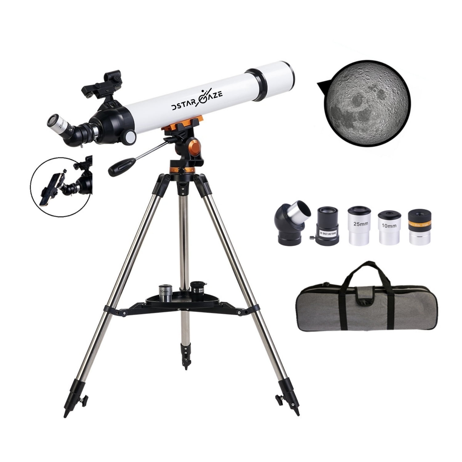 Novystor - Telescopio Astronómico Profesional Monocular 70070m
