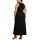 thumbnail image 3 of Agnes Orinda Vestido Suéter Talla Grande para Mujeres Cuello Redondo Sin Mangas Tejido Casual Vestido de Punto 4X Negro, 3 of 6