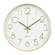 thumbnail image 1 of Reloj de pared Bakbrand que no hace tictac y silencioso, 30 cm, dorado, 1 of 3