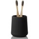 thumbnail image 1 of YAUKPH Black Striped Toothbrush Holder, 1 of 3