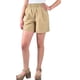thumbnail image 4 of Short Mujer Premium Casual Formal Tela Algodon Lavado Tiro Alto 411, 4 of 4