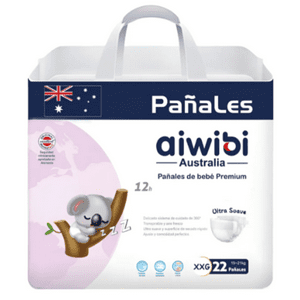 Pack X4 Pañales Aiwibi Ultra Suave Xxg 88 Pañales