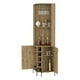 thumbnail image 4 of Bar Esquinero 5 Botelleros 2 Puertas Fm-010c - Cafe Claro, 4 of 8