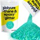 thumbnail image 1 of Purpurina Hemway 100 g Azul Turquesa Holográfica Fina, 1 of 8