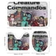 thumbnail image 3 of Comandos criaturas-theme 4-Piece Shower Curtain Set with Rugs, Waterproof Bathroom Decor Set Includes Bath Mat, U-Shaped Rug, Toilet Lid Cover and Curtain with Hooks, 3 of 6