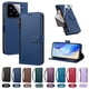 thumbnail image 4 of Funda con Billetera para [Xiaomi 15] con Bolsillo Zipper y Tarjetero Azul, 4 of 6