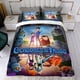 thumbnail image 4 of Cazadores de Trolls Conjunto de sábanas temático, trío de piezas, cómodo y amigable con la piel, diseño único, regalo de decoración para el hogar para familiares, amigos y fans,140cm *210cm, 4 of 6