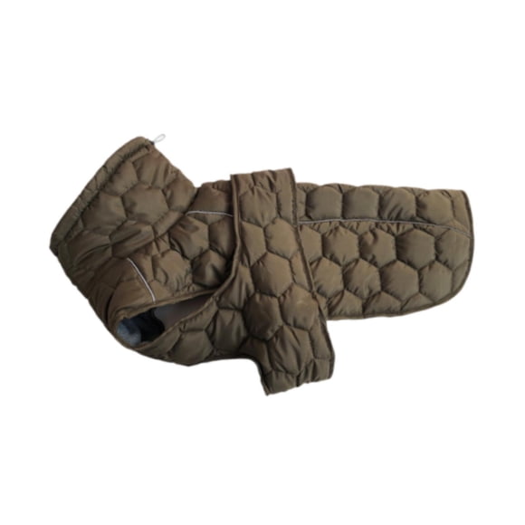 Abrigo De Vellón Para Perros, Ropa Cortavientos, Chaleco Para Cachorros, Chaqueta Para Fiestas En El Parque, Caminatas, Verde Oliva, 2XL