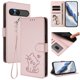 thumbnail image 2 of Sony Xperia 10 VII Funda Billetera con Estampado de Gato, Rosa, 2 of 6