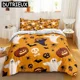 thumbnail image 1 of Halloween Bedding Sets Cartoon Pumpkin Duvet Cover Set Modern Fashion Home Textiles Floral Bed Linen For Dropshipping Bed Sheets, 1 of 5