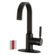 thumbnail image 1 of Grifo Kingston Brass Kaiser LS8610DKL Bar, negro mate, 1 of 9