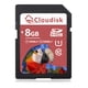 thumbnail image 1 of Tarjeta SD Cloudisk Tarjeta de memoria SDHC de 8 GB UHS-I U1 clase 10, 1 of 5