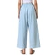 thumbnail image 3 of INSPIRE CHIC Pantalones Casuales a Rayas para Mujeres de Regreso a Clases Piernas Anchas Cintura Elástica con Cordón Palazzo Pantalones de Salón XL Azul Claro, 3 of 6