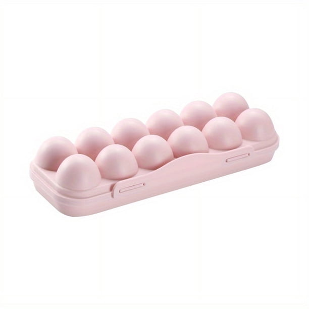 Keep Your Eggs Safe and Secure with our Shockproof 12 Grids Egg Storage Box - Perfect for Refrigerator, Camping, Picnic, and BBQ!