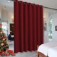 thumbnail image 1 of Cortina separadora de ambientes Blackout RYB HOME, 100 x 213 cm, color burdeos, 1 of 7