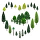 thumbnail image 1 of Modelo Model Trees OrgMemory Mixed, 29 unidades, 4 a 16 cm, plástico, color verde, 1 of 9