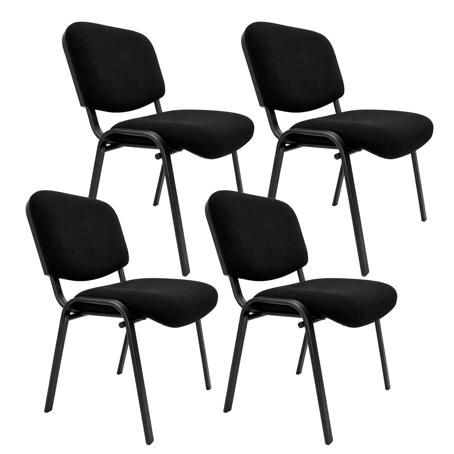 Novahus - Pack 4 Silla De Visita Iso Confident Negra