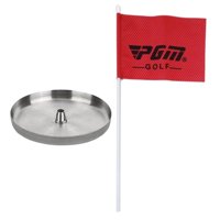 Magideal - Copa De Agujero Para Golf De Material Acero Inoxidable Con Bandera En Interiores Y Exteriores Herramientas De Entrenamiento De Práctica , 1,3 Cm 13 Cm