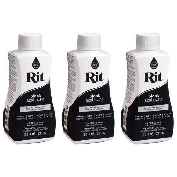 Tinte Rit Negro 236 ml (Pack de 3)