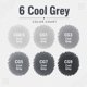 thumbnail image 4 of Marcadores Arhomet Pack de 6 gris de punta dual a base de alcohol, 4 of 7