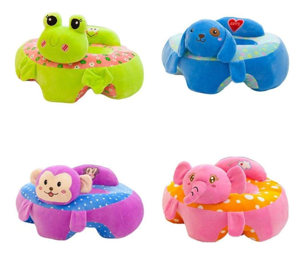 Genérico - Cojín Asiento Felpa Seguridad Apoyo Sofá Dibujos Bebé Lau