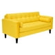 thumbnail image 2 of Sofa Retro 3c Felpa 00 Amarillo, 2 of 6