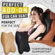 thumbnail image 2 of XmhyTop Paquete de 2 Almohadas Cervicales para Coche, Espuma Viscoelástica 100%, Funda Transpirable Retirable, Ergonómica, Correa Ajustable, Beige, 2 of 5