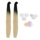 thumbnail image 3 of Casco De Motocicleta Coletas Cabello Colas Colas De Caballo Para Motocicleta Bicicleta Bicicleta Beige, 3 of 5