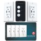 thumbnail image 1 of Enchufe inteligente iLintek 15 A USB tipo A/C 110 V con temporizador y control remoto, 1 of 8
