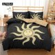 thumbnail image 1 of v822 Bed Sheets Sun and Moon Duvet Cover Microfiber Galaxy Black Bedding Set Constellation Astrology Comforter Cover King For Boys Girls Teens 3-Piece Bedding Set (1 Duvet Cover + 2 Pillow Shams) Bed, 1 of 5