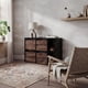 thumbnail image 4 of Mueble Organizador Negro con 4 Canastos de Tela Harslov, 4 of 7
