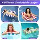 thumbnail image 2 of Set de 4 flotadores inflables para piscina con fondo de malla, 2 of 3