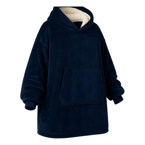 Manta Capucha Poleron De Invierno Sueter Sherpa Unisex
