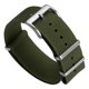 thumbnail image 1 of WatchGecko Correa de Reloj Ridge de Nylon Verde 21 mm, 1 of 9