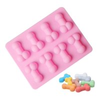 Genérico - Molde De Silicona Pene Moldes Silicona Reposteria Penes