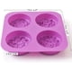 thumbnail image 2 of Moldes de silicona para jabón con forma de flor, moldes para jabón casero, moldes para muffins, pudines, gelatinas, brownies y tartas de queso, antiadherentes y sin BPA., 2 of 5