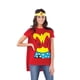 thumbnail image 1 of Camiseta de disfraz Rubie's Dc Comics Wonder Woman con capa para adulto, 1 of 5