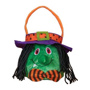 Magideal - Bolsa De Dulces De Halloween, Bolsa De Mano Portátil Para Suministros De Fiesta De Halloween, Acción De Gracias