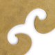 thumbnail image 5 of Placas de esquina de latón 45 mm – Pack de 2 – Hardware Philosophy, 5 of 5