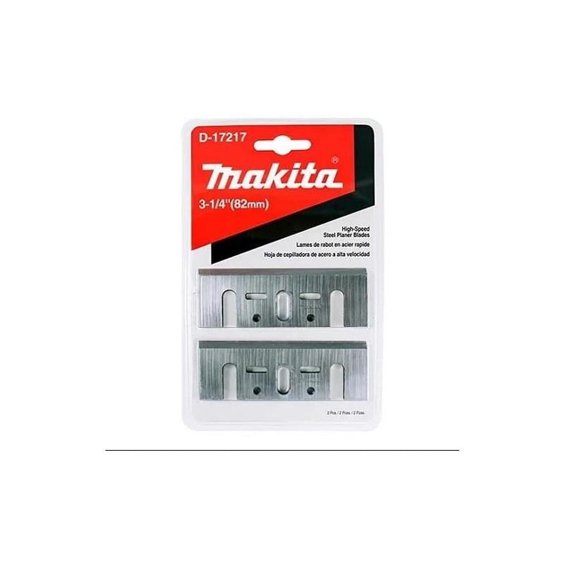 Genérico - Cuchillos Cepillo 82mm Acero Hss Makita D 17217