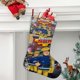 thumbnail image 2 of Sam el Bombero Tema: Calcetines de Navidad, fino lino blanco para colgar en escaleras y chimenea, decoración navideña para el hogar, regalo de Navidad. 45cm × 32cm, 2 of 5