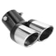 thumbnail image 4 of Tubo de escape doble de acero inoxidable de 63 mm/2,5 pulgadas para coche, accesorio para coche, 4 of 8