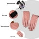 thumbnail image 4 of Guantes de piel auténtica para mujer, de primavera y otoño, finos, para pantalla táctil, para conducir, ciclismo, coche eléctrico, sencillos, de moda, cortos, de primera capa, de piel de oveja., 4 of 5