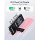 thumbnail image 3 of Power bank portátil Nusyddy de 10000 mAh y 22.5 W, rosa, 3 of 9