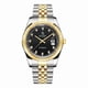 thumbnail image 1 of [START] Reloj para Hombre Reloj Mecánico Automático Esfera de Circón Función de Calendario Impermeable Reloj Dorado, 1 of 12