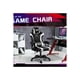thumbnail image 2 of Silla Gamer Con Luz Rgb Reposapiés Y Masajeador Reclinable C - blanca., 2 of 3